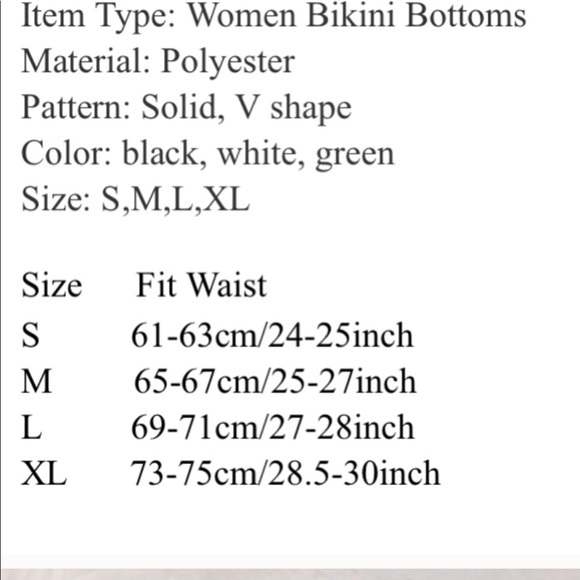 Black Brazilian Style Cheeky Bottom - Picture 6 of 7